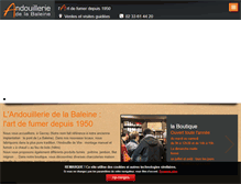 Tablet Screenshot of andouillerie.fr